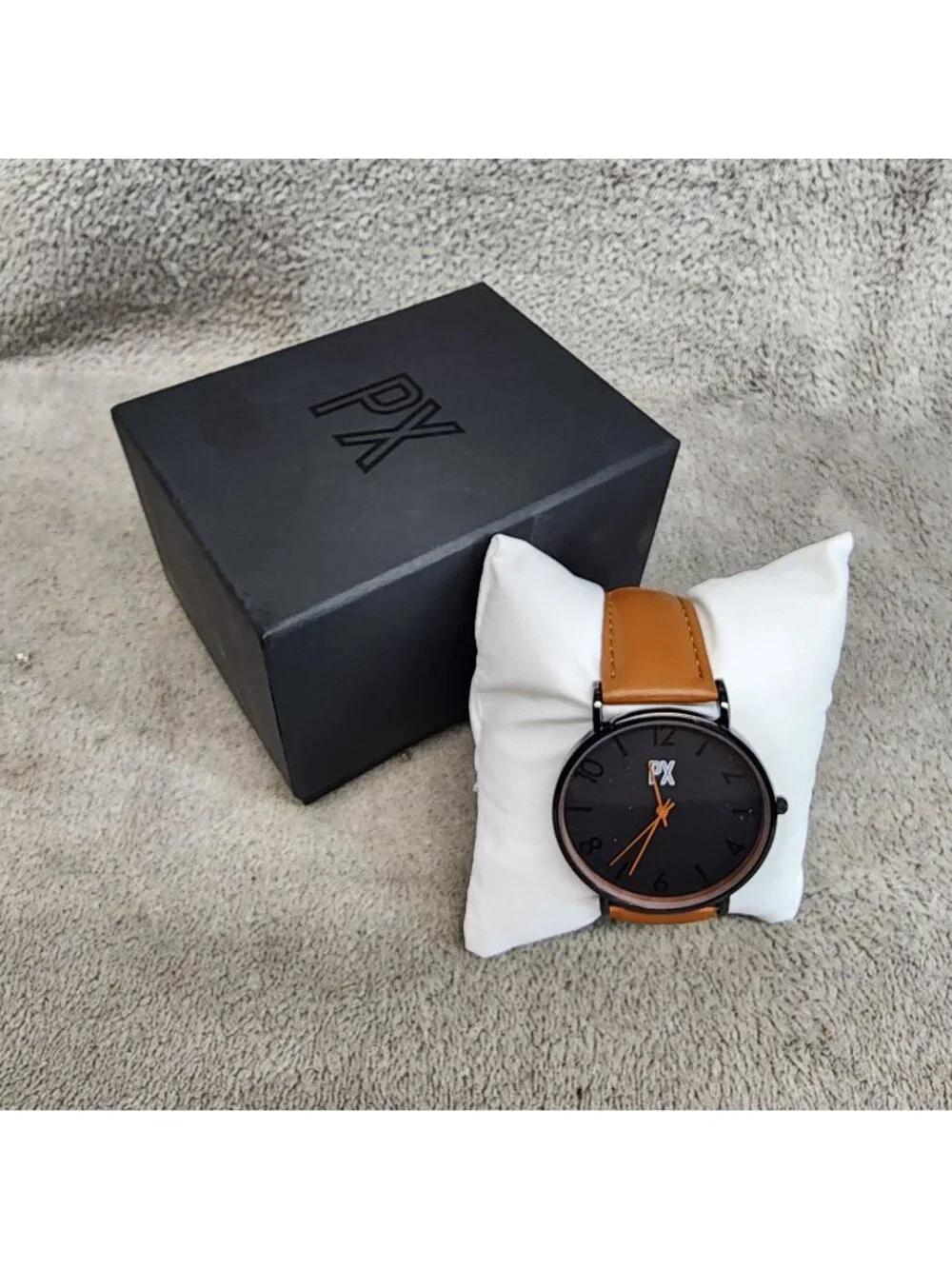 PX Watch Mens One Size Keith Brown Leather Strap *NWT*